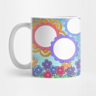 Cool Pattern Neck Gator Flowers Pattern Mug